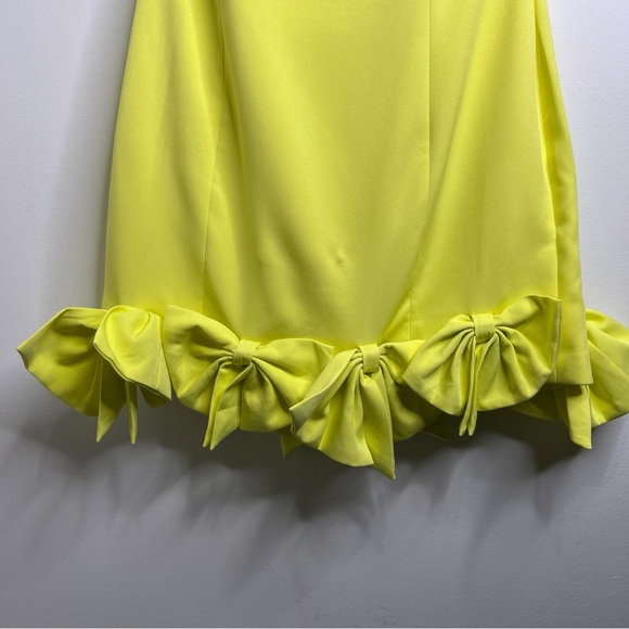 Elliatt Kennedy Mini Bow Dress In Yellow NWT Size L - Picture 6 of 15